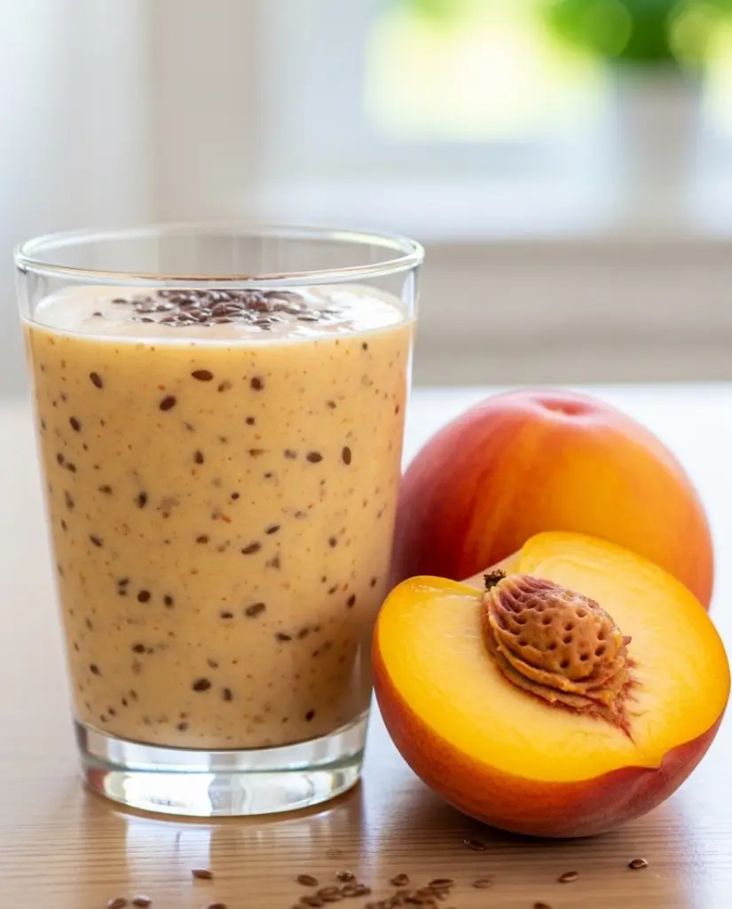 Peach Flax Clear Glow Smoothie