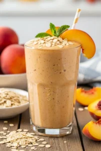 Peach Oat Fat Burning Smoothie