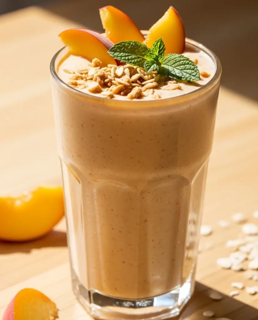 Peach Yogurt Fiber Smoothie
