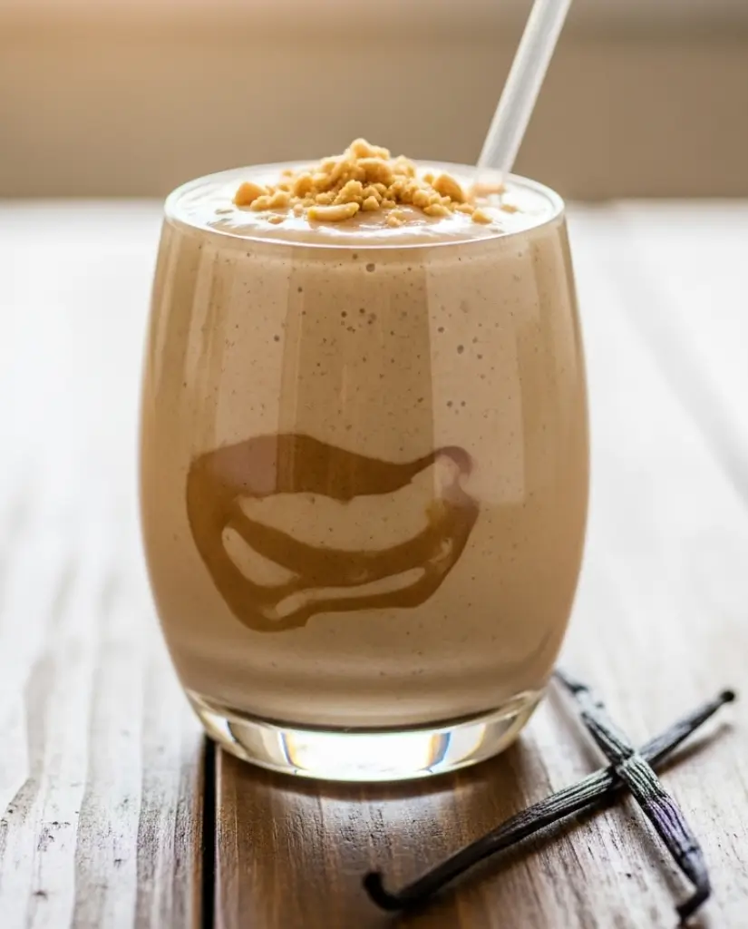 Peanut Butter Vanilla Keto Smoothie