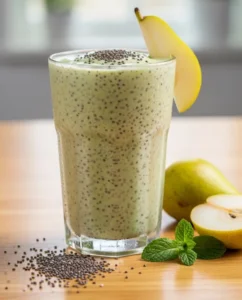 Pear Chia Protein Smoothie