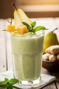 Pear Ginger Fat Burning Smoothie