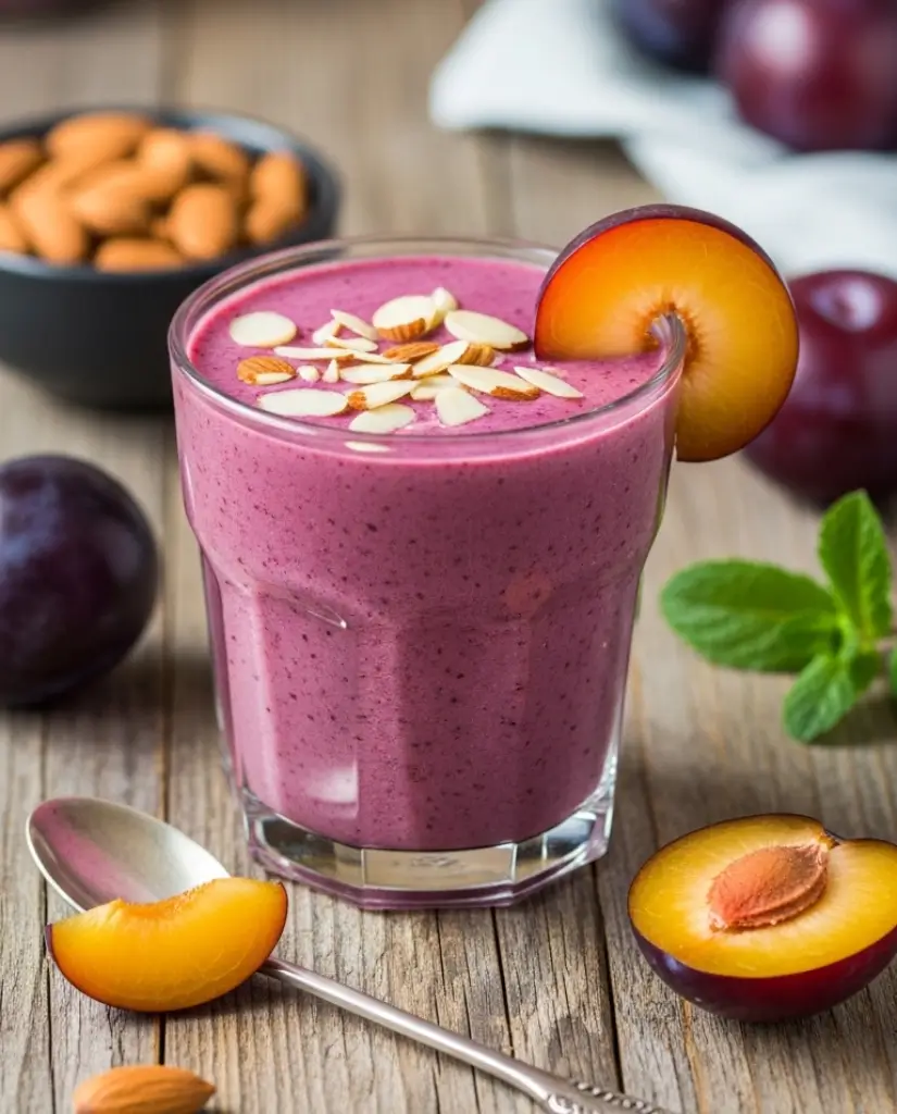 Plum Almond Support Smoothie