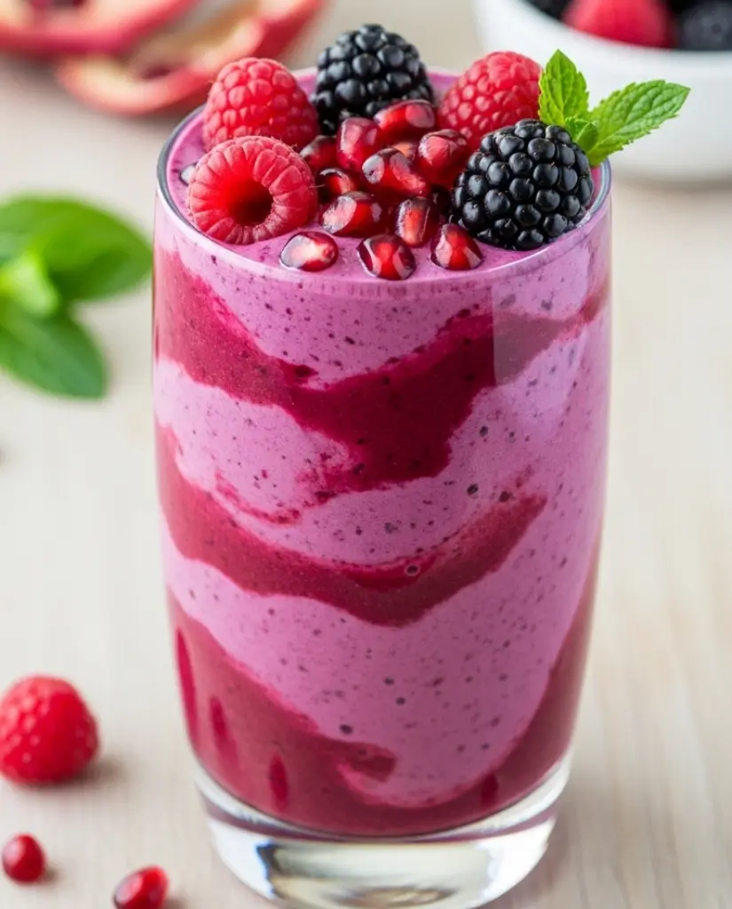 Pomegranate Berry Radiance Smoothie