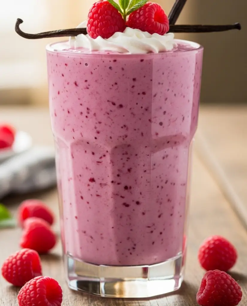 Raspberry Vanilla Smoothie