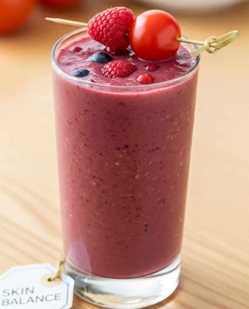 Tomato Berry Skin Balance Smoothie