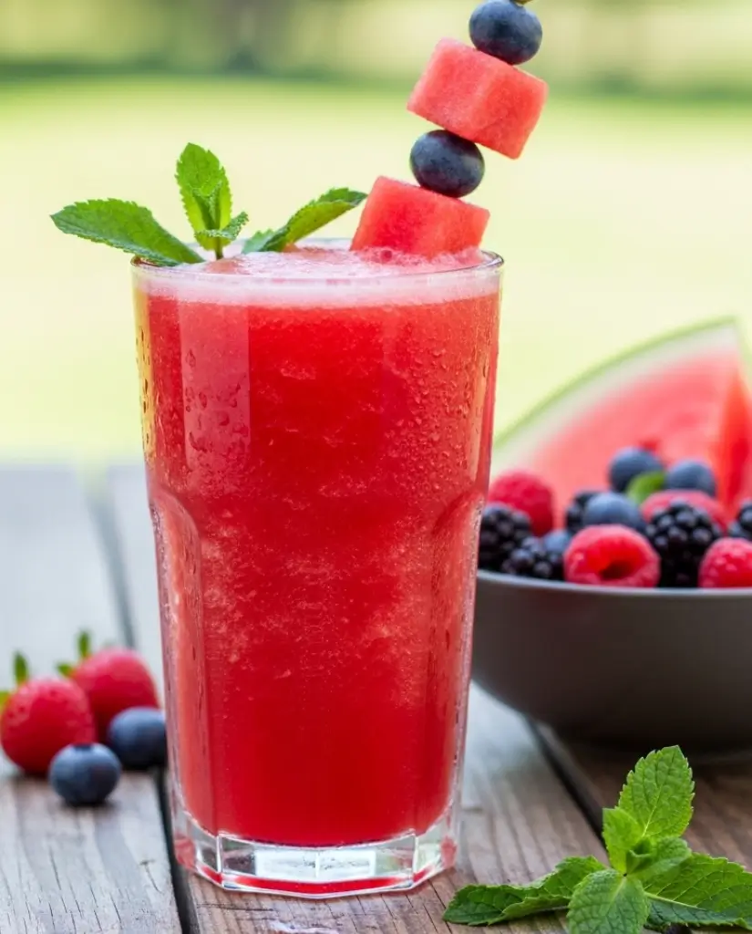 Watermelon Berry Smoothie
