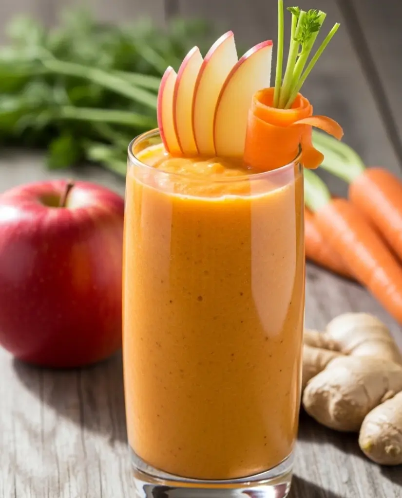 Apple Carrot Ginger Smoothie