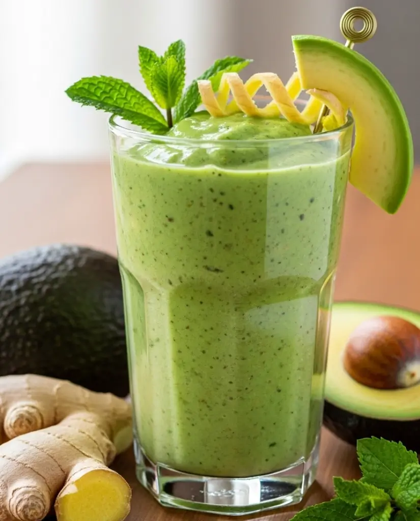 Avocado & Ginger Detox Smoothie