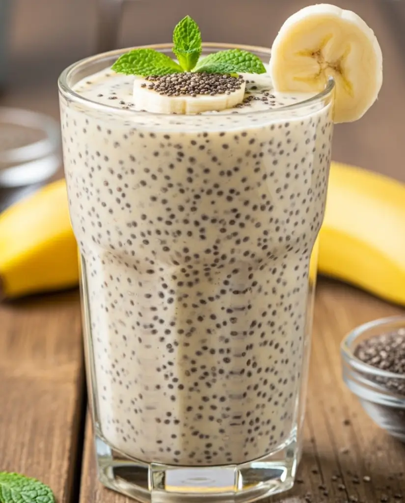 Banana Chia Fiber Smoothie