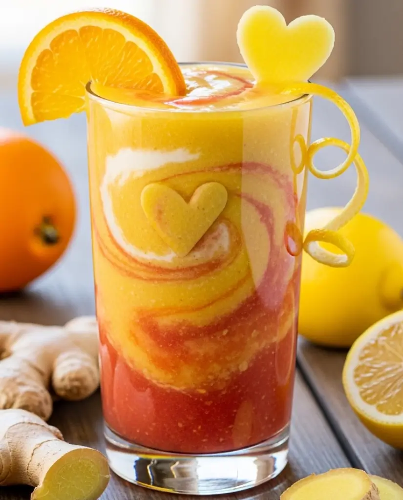Citrus & Ginger Heart-Boosting Smoothie