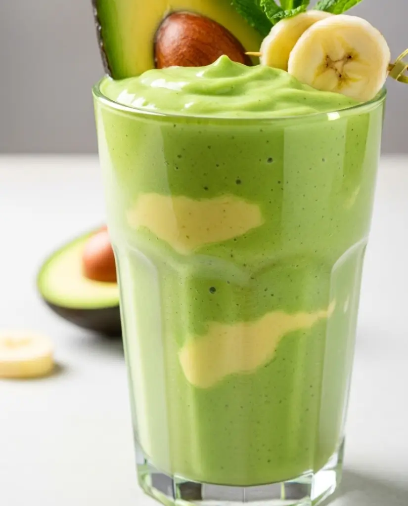 Creamy Avocado & Banana Smoothie