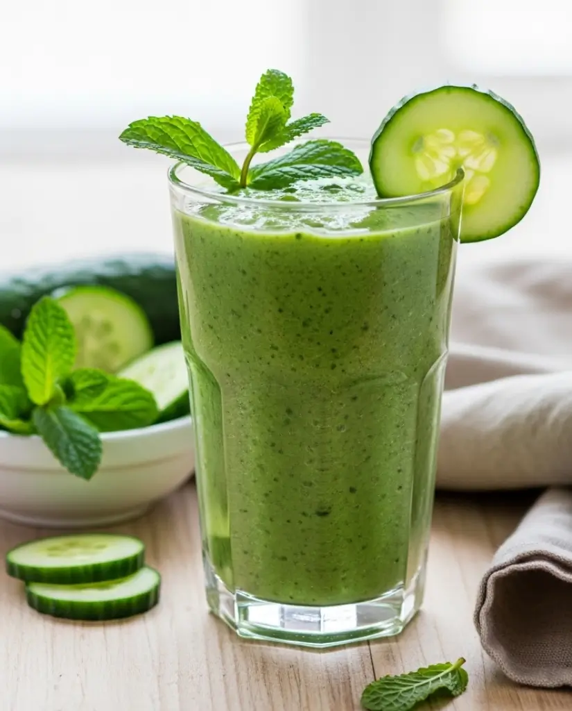 Cucumber Mint Fiber Smoothie