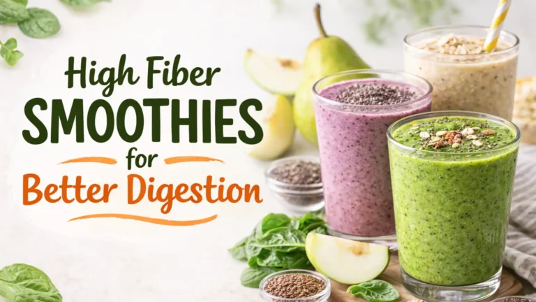 High Fiber Smoothies for Better Digestion image