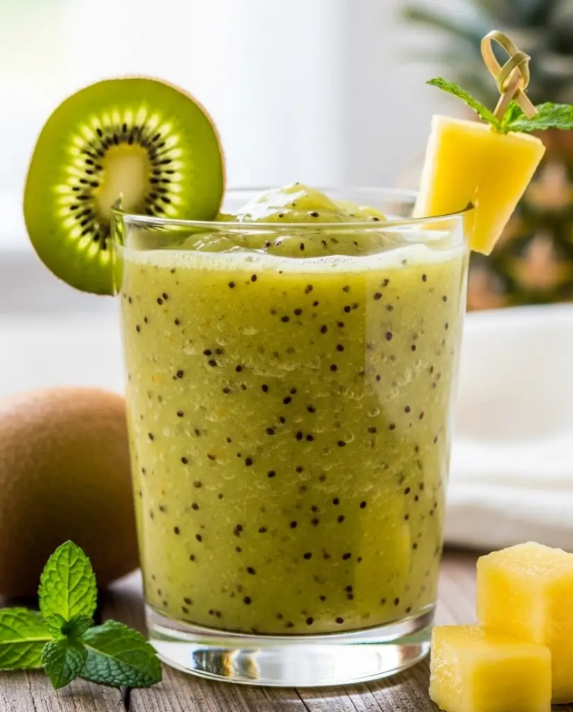 Kiwi Pineapple Fiber Smoothie