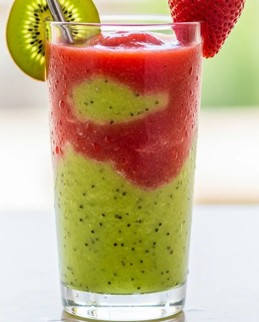Kiwi and Strawberry Smoothie