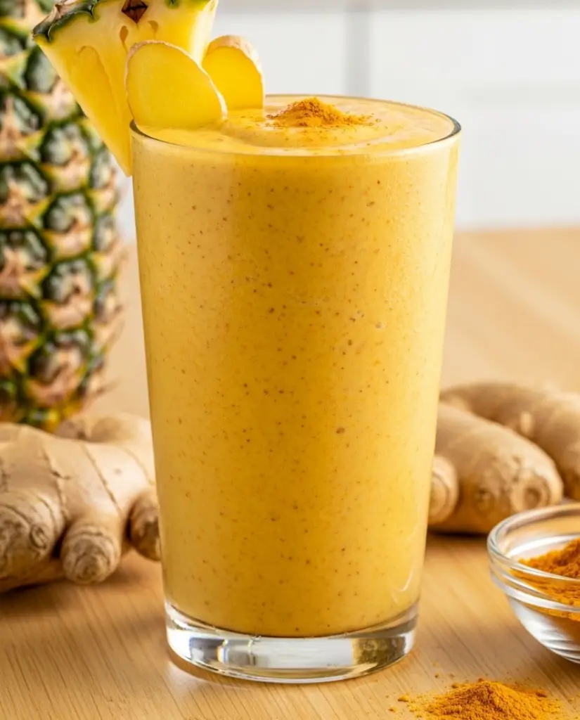 Pineapple Ginger Turmeric Smoothie