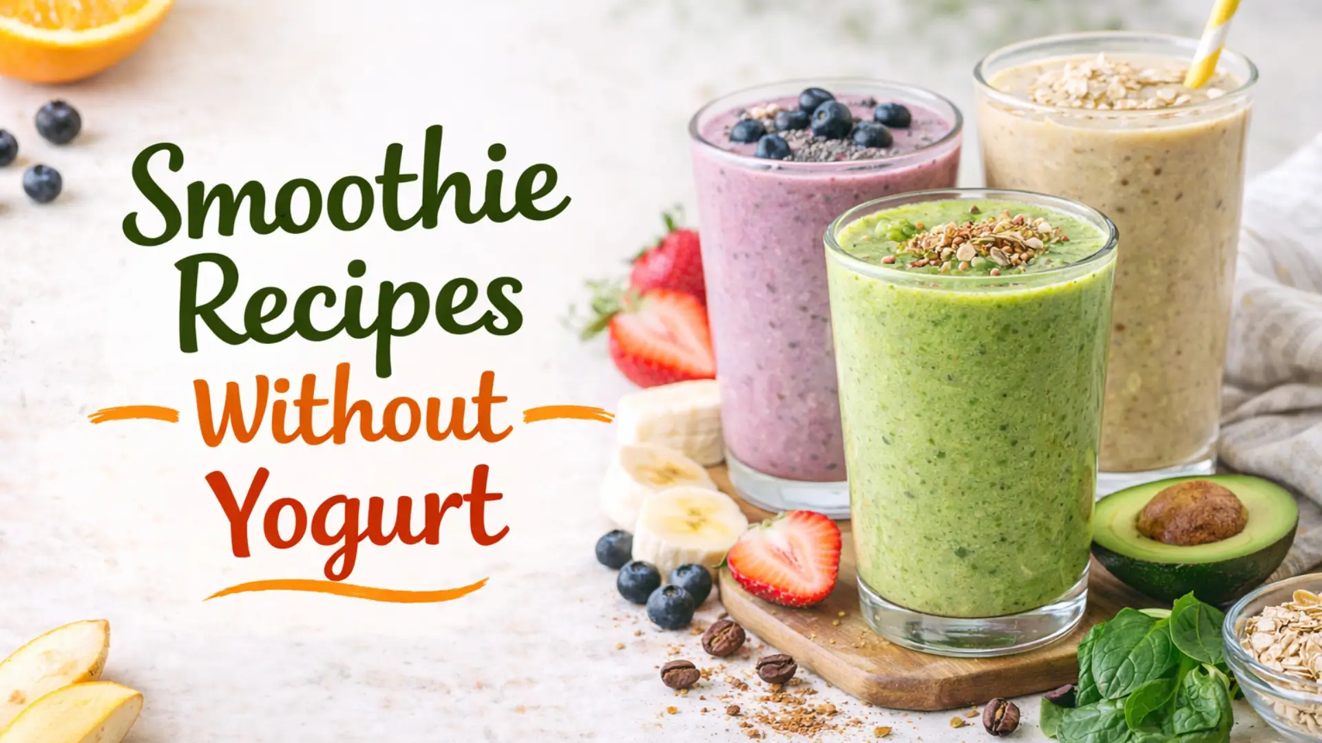 Smoothie Recipes Without Yogurt image