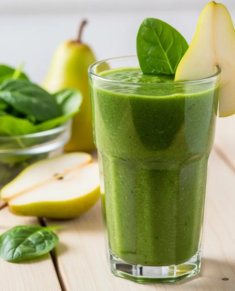 Spinach Pear Fiber Smoothie