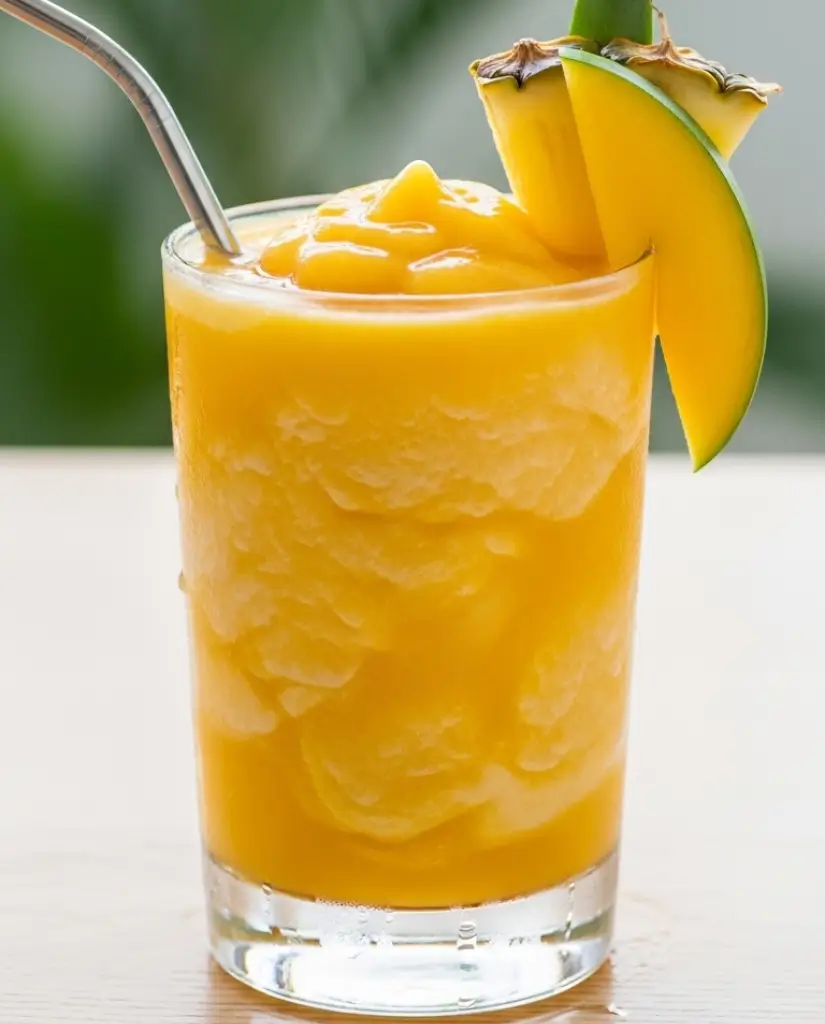 Tropical Mango & Pineapple Smoothie