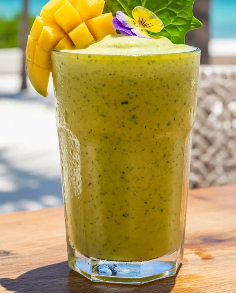 Tropical Mango Spinach Smoothie