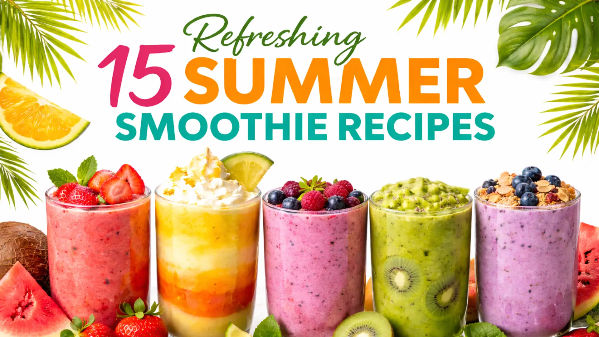 15 Refreshing Summer Smoothie Recipes for Hot Days IMAGE
