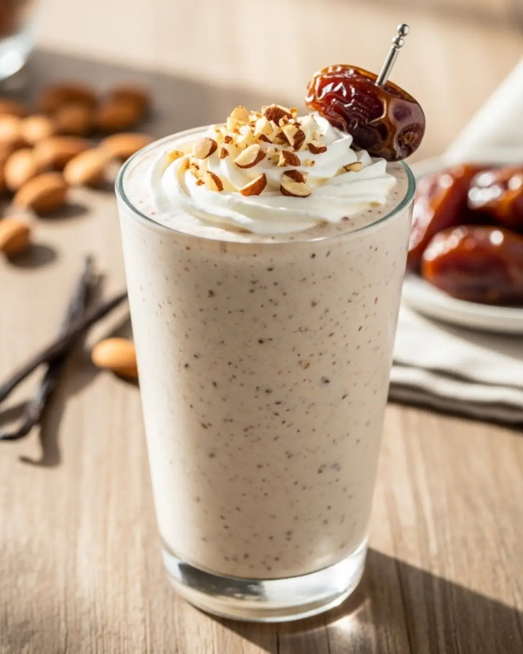 Almond Vanilla Date Smoothie