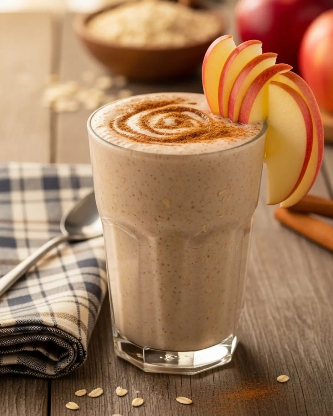 Apple Cinnamon Oat Smoothie