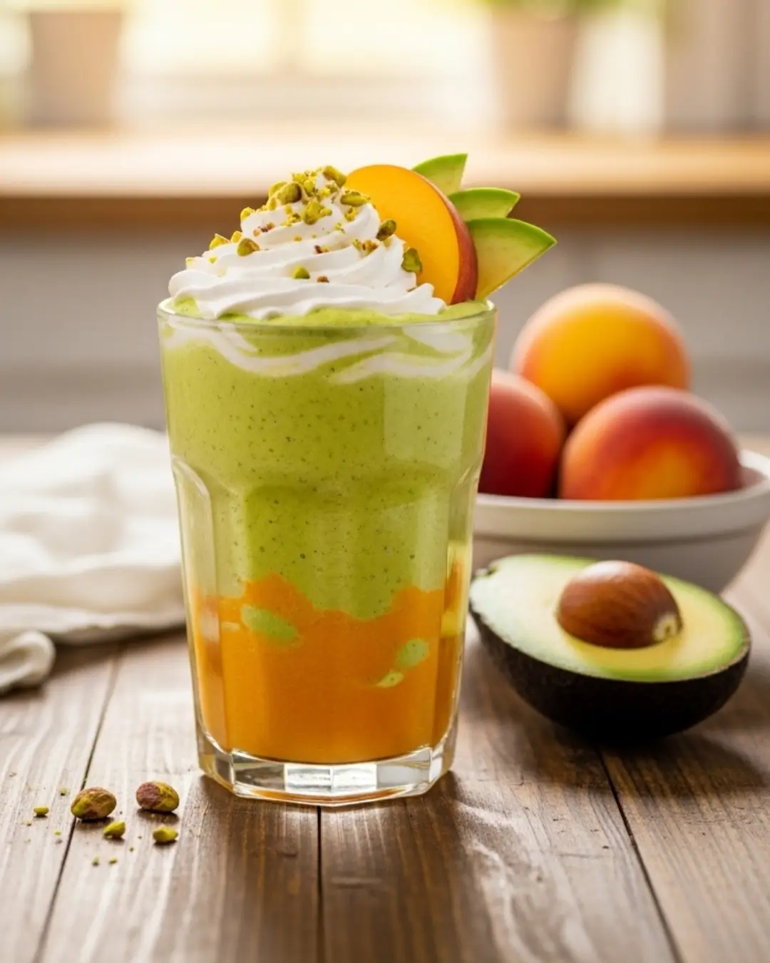 Avocado Peach Smoothie