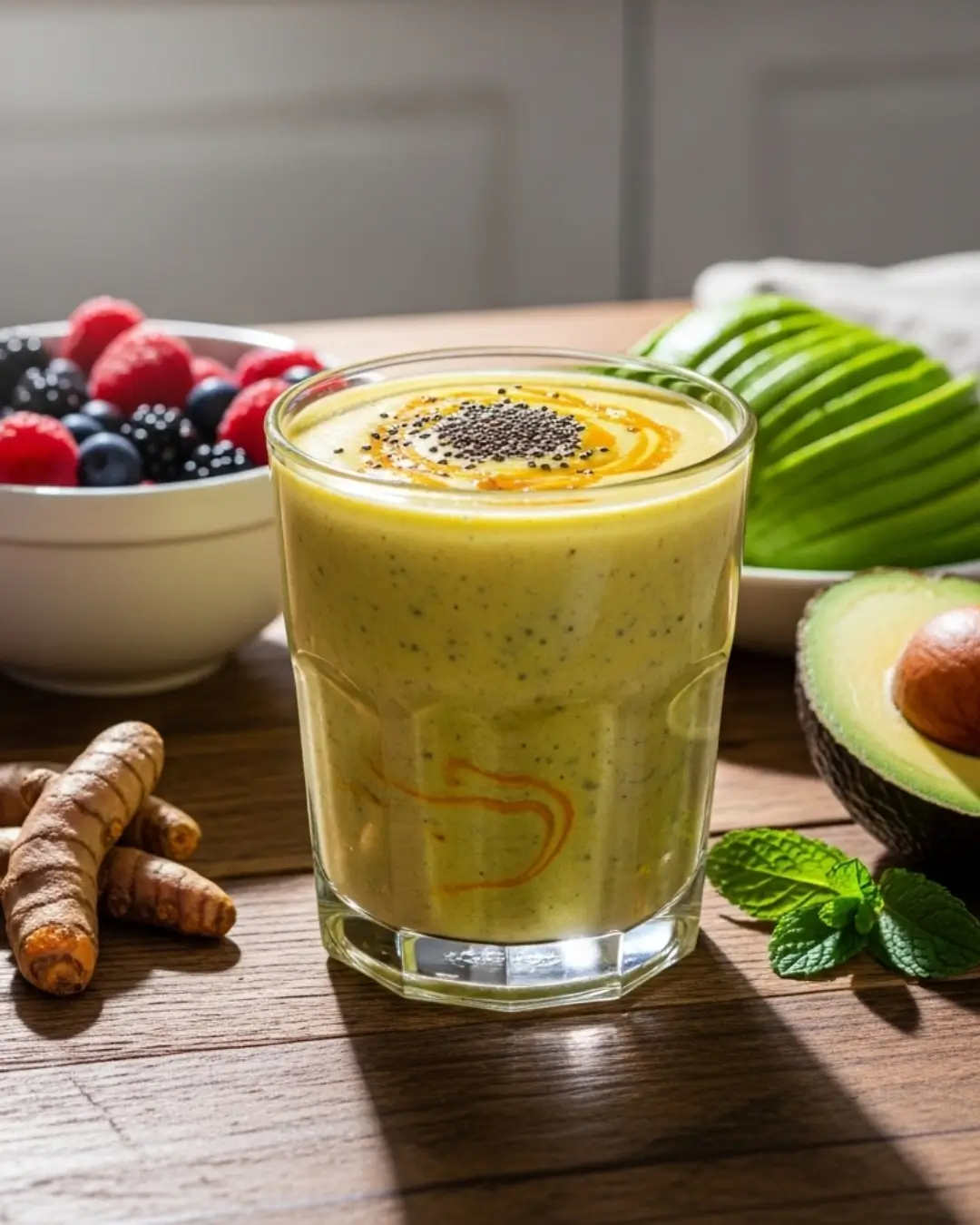 Avocado Turmeric Smoothie