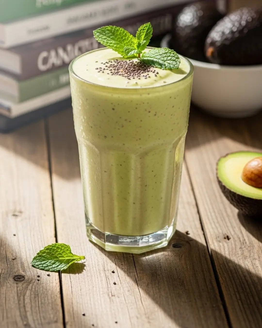 Avocado Vanilla Protein Smoothie