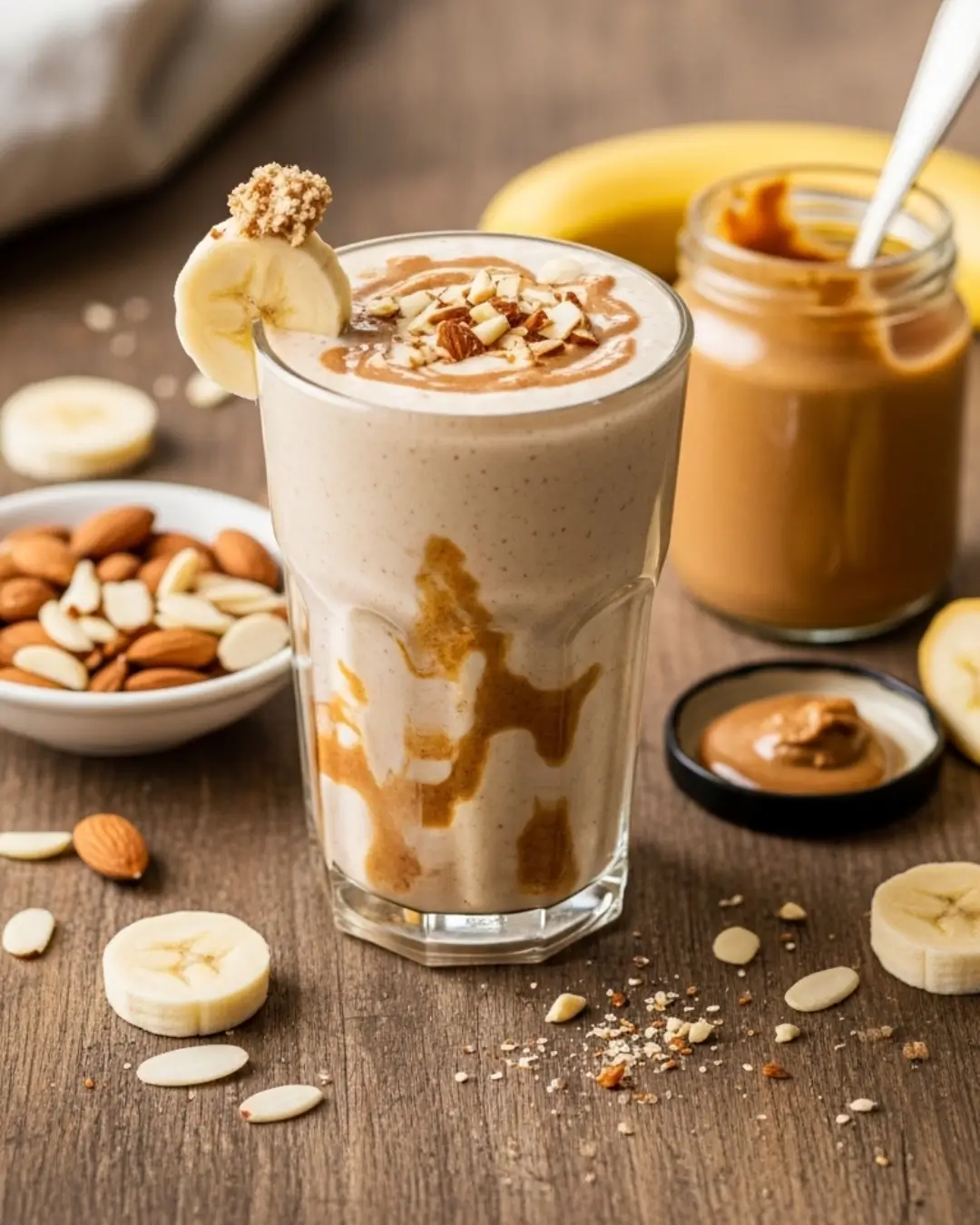 Banana Almond Butter Smoothie