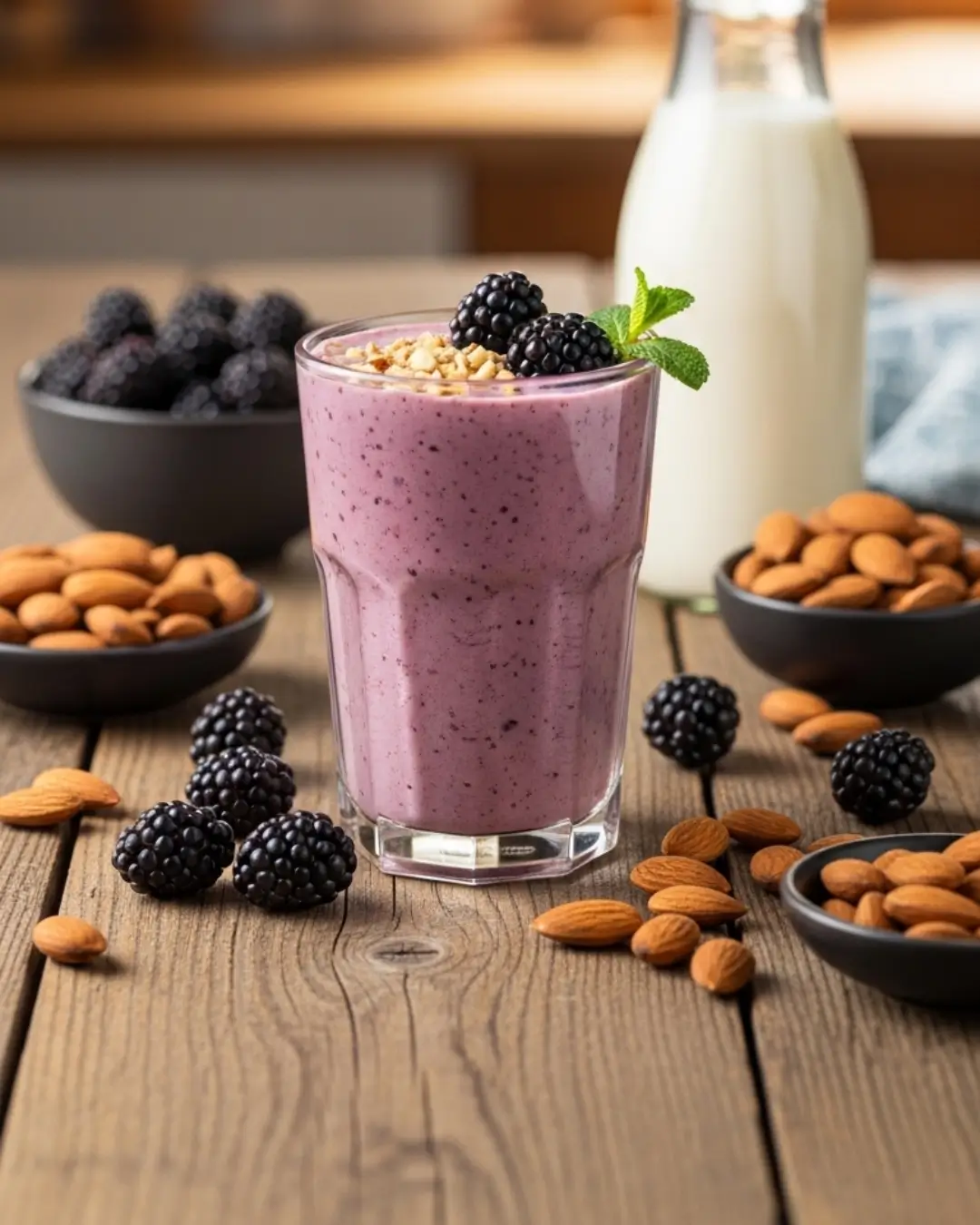 Blackberry Almond Smoothie