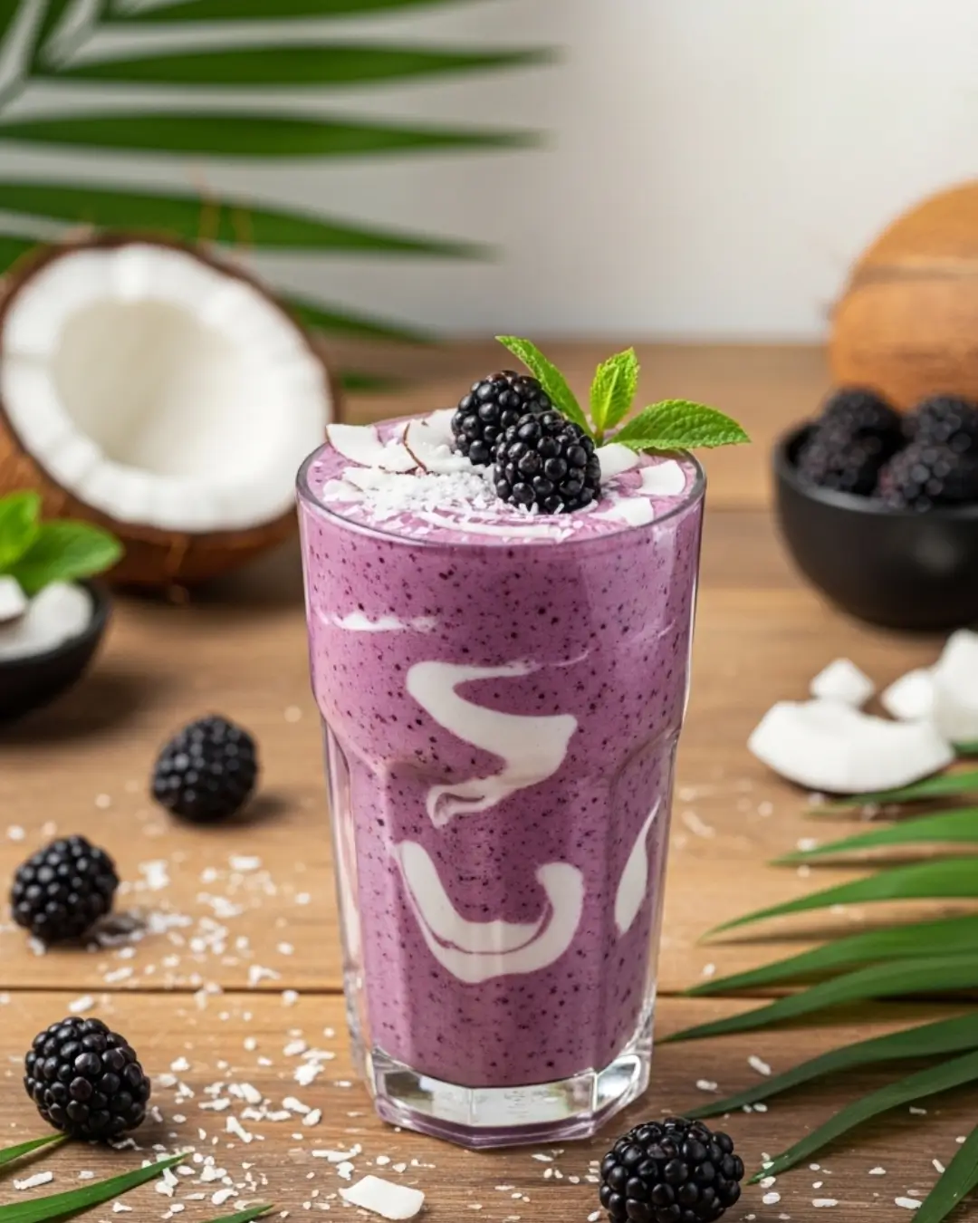 Blackberry Coconut Smoothie