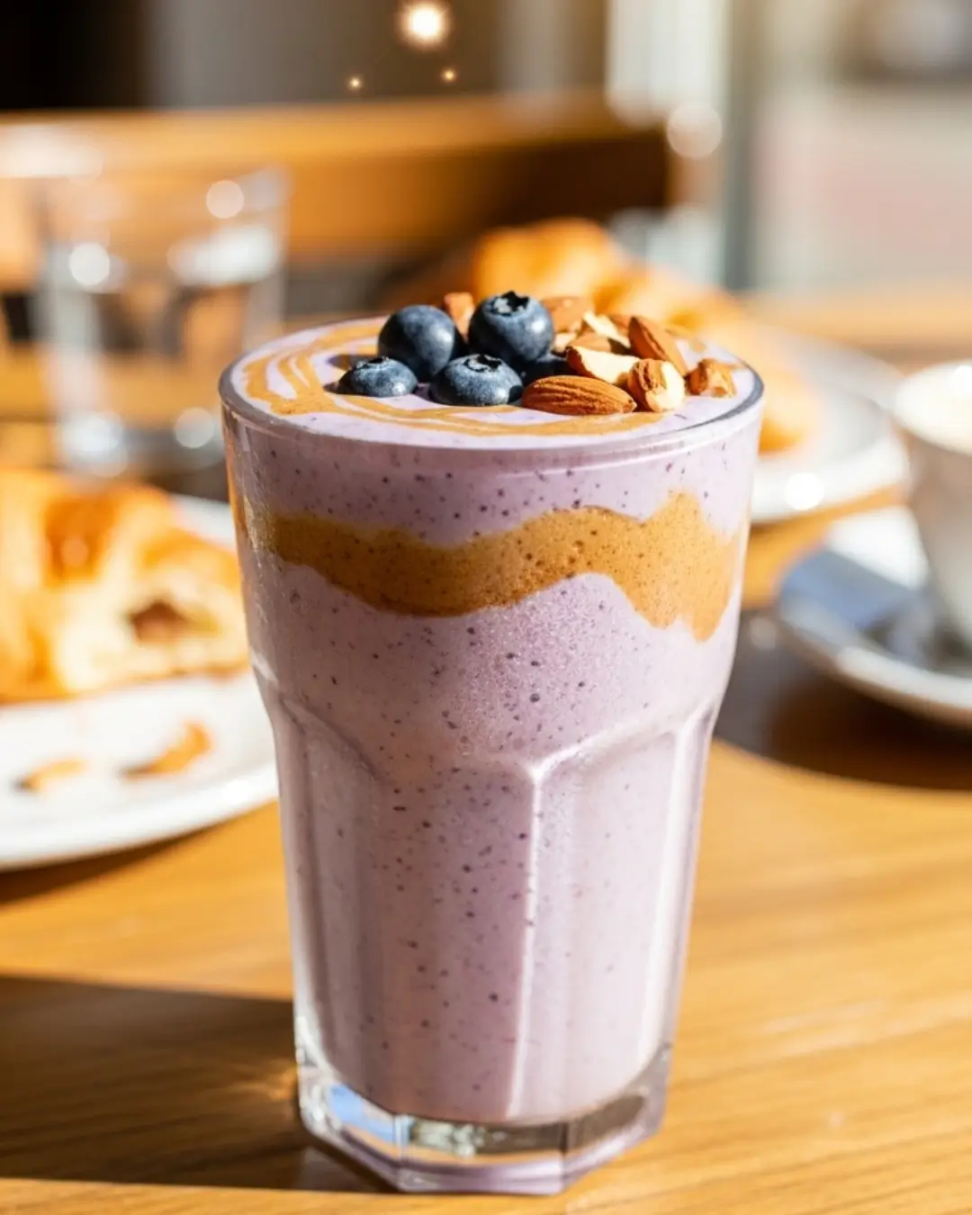 Blueberry Almond Butter Smoothie