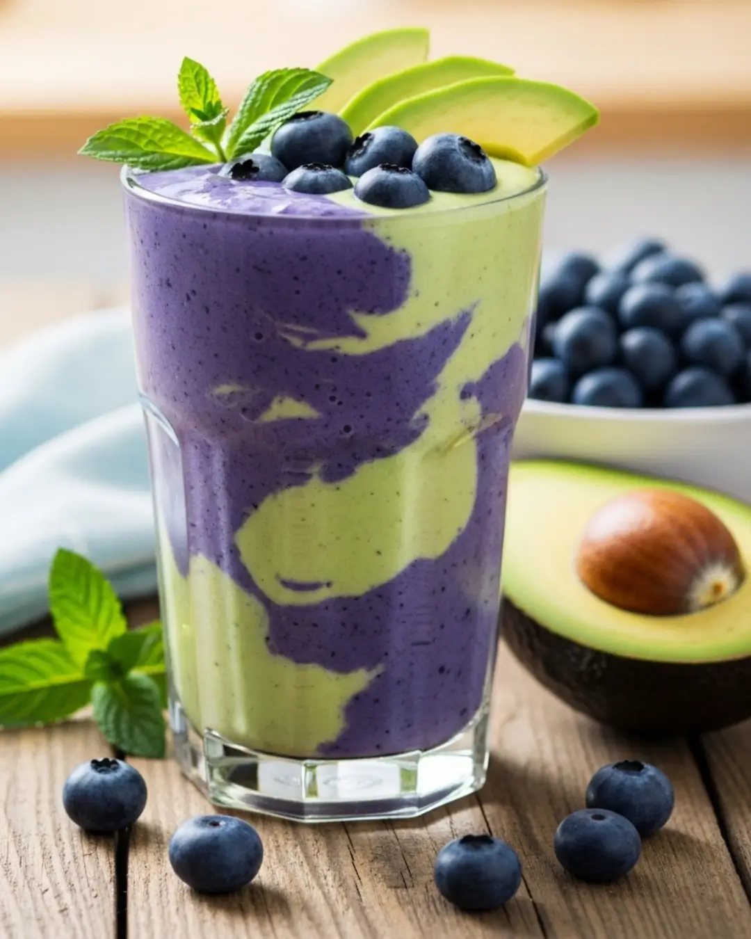 Blueberry Avocado Smoothie