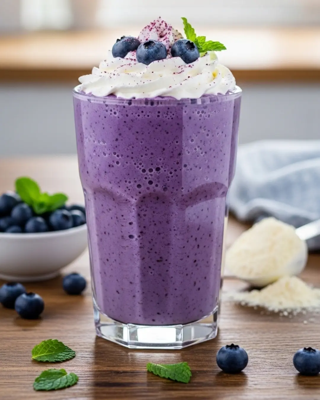 Blueberry Protein Belly Smoothie