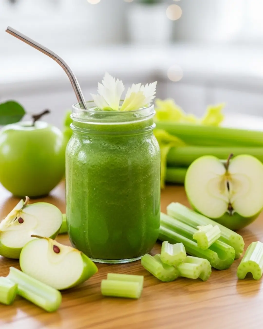Celery Apple Cleanse Smoothie