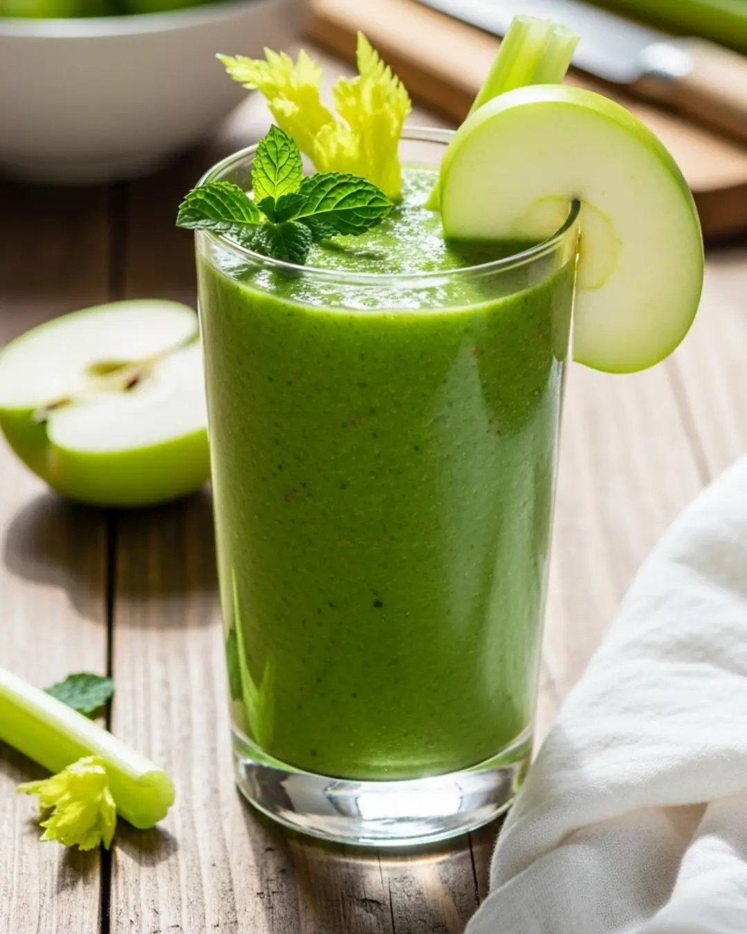Celery Apple Detox Smoothie