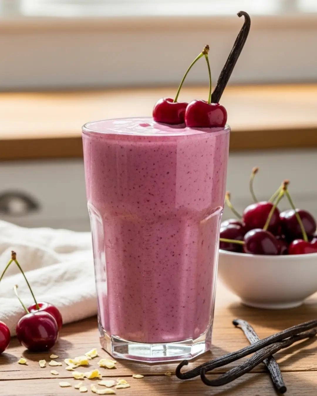 Cherry Vanilla Protein Smoothie