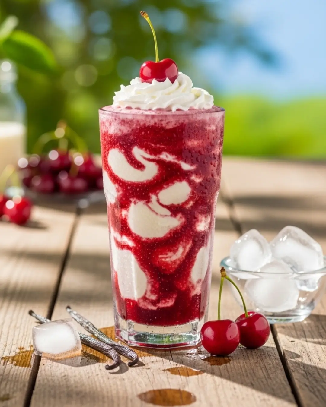 Cherry Vanilla Summer Smoothie