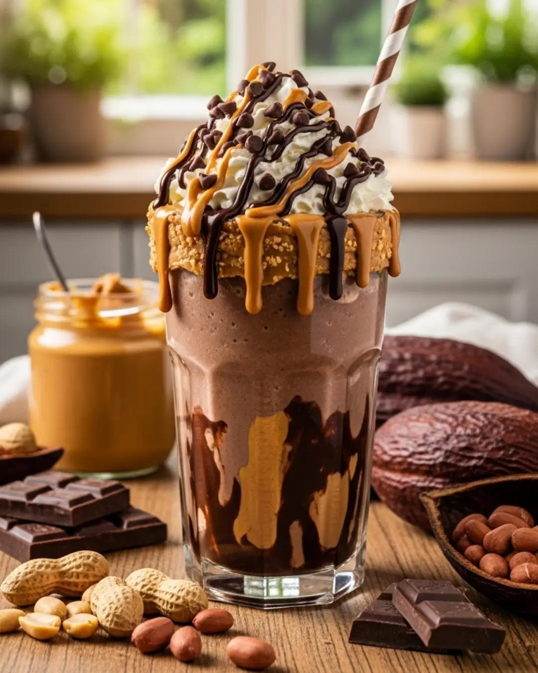 Chocolate Peanut Butter Smoothie