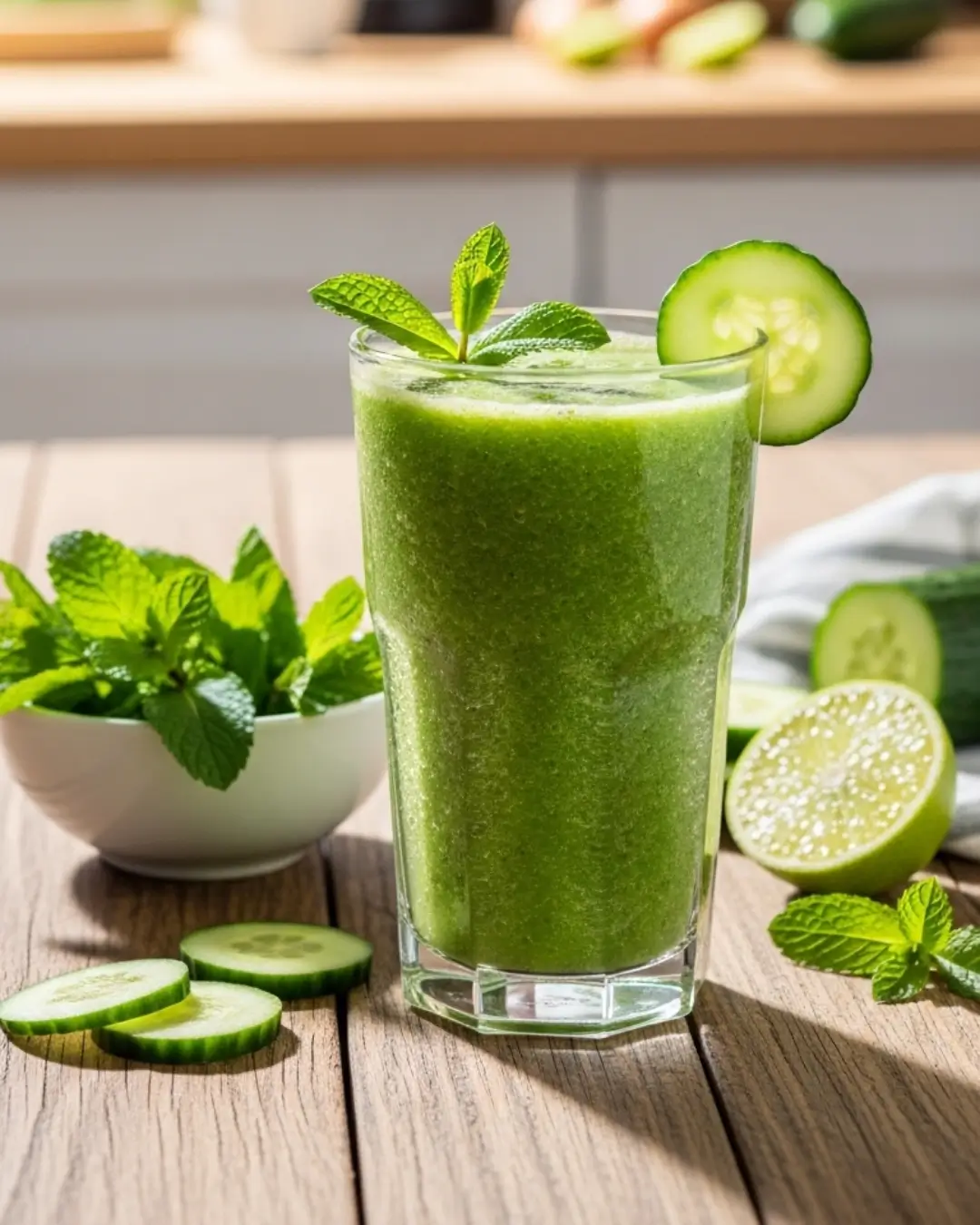 Cucumber Mint Detox Smoothie