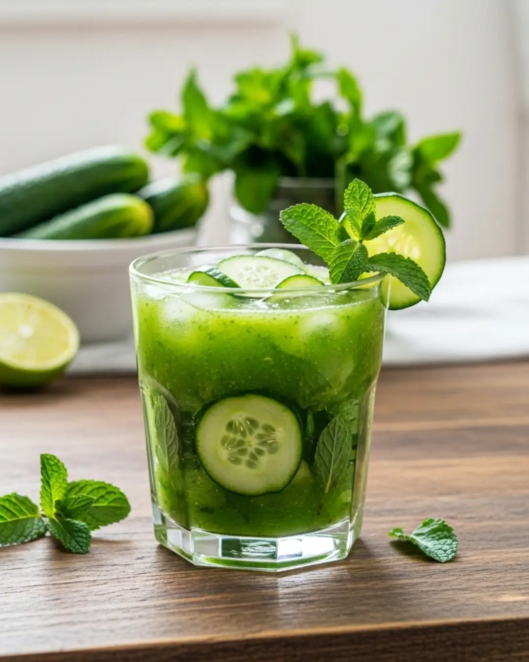 Cucumber Mint Detox Smoothie