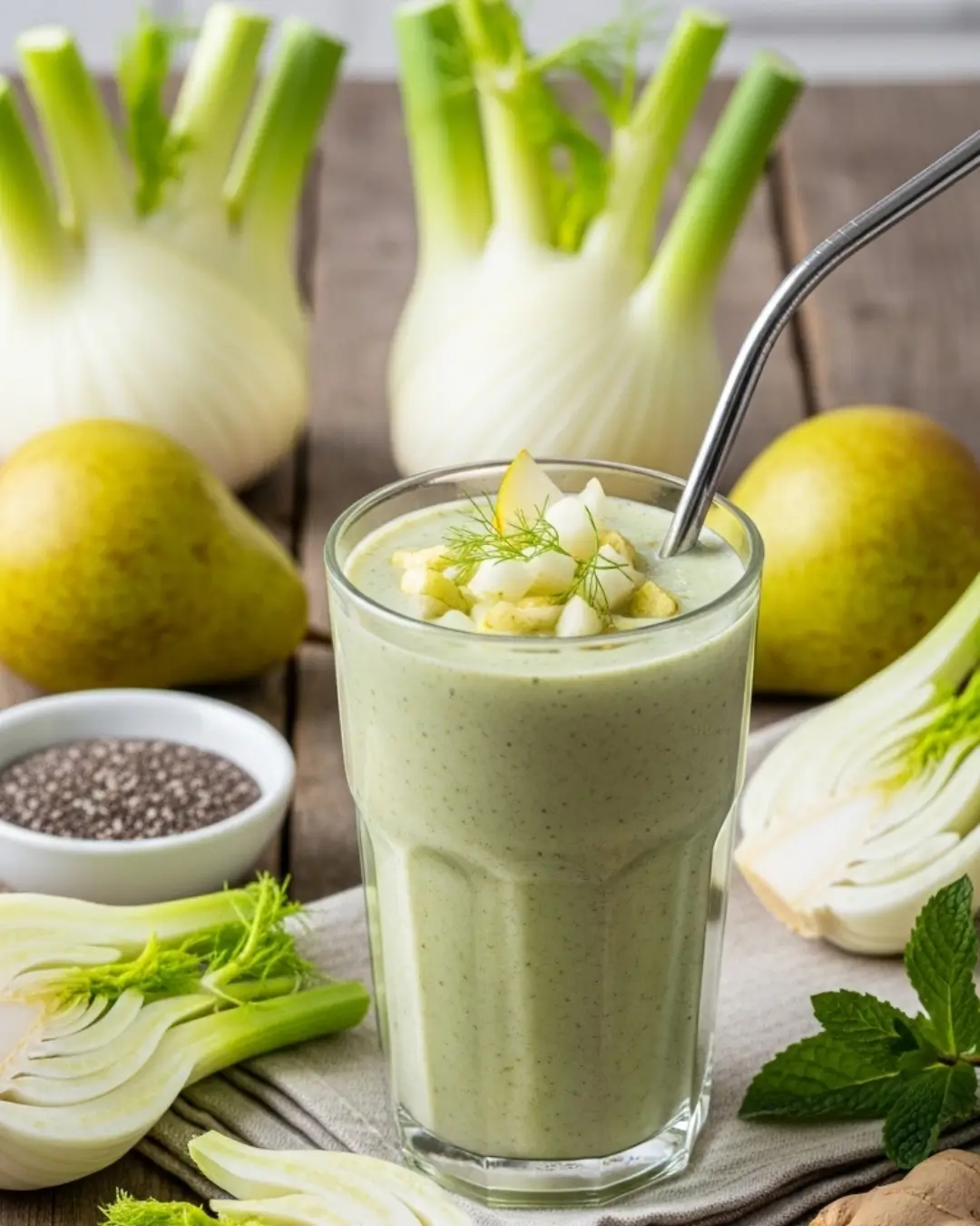 Fennel Pear Digestive Smoothie