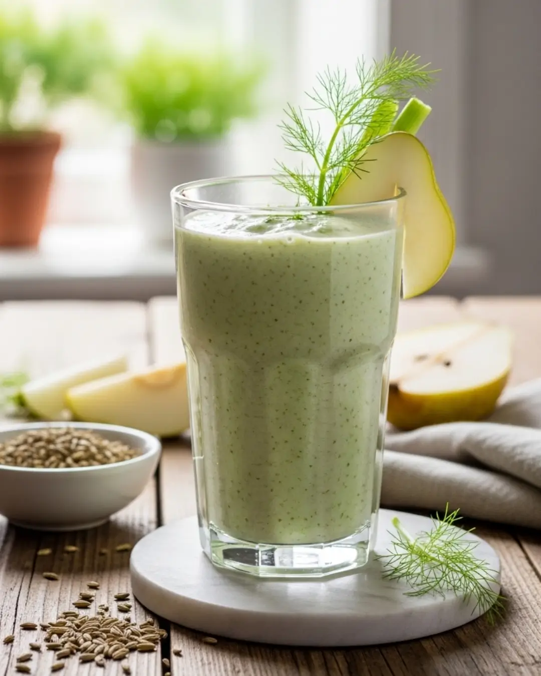 Fennel Pear Digestive Smoothie