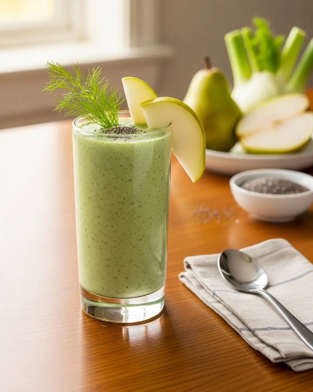 Fennel Pear Digestive Smoothie