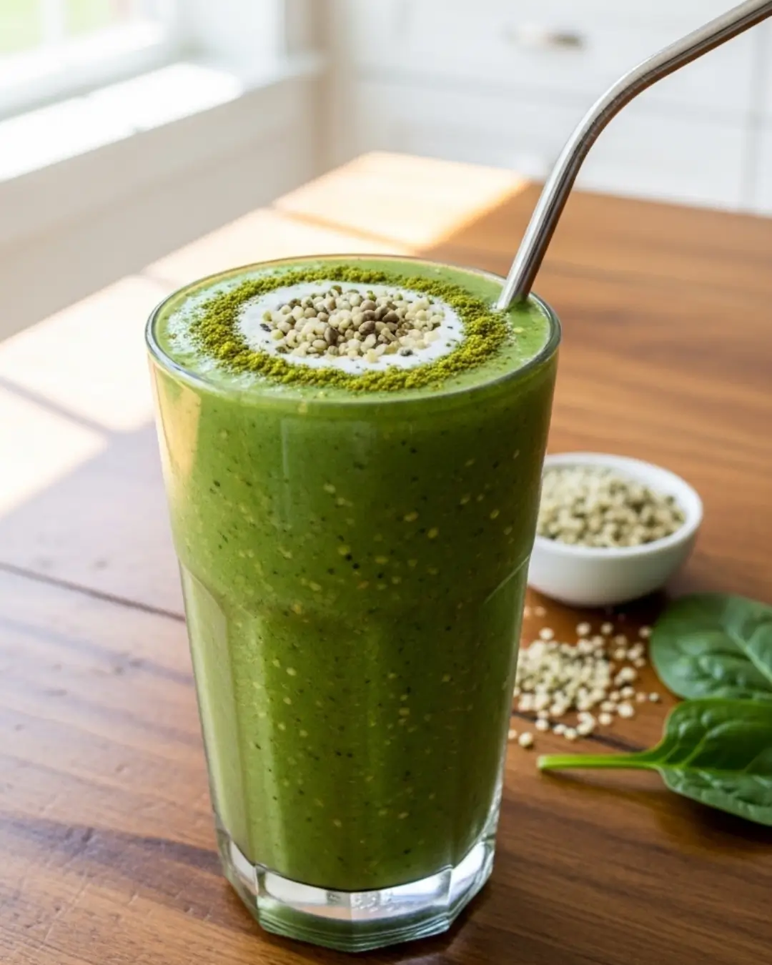 Hemp Seed Green Power Smoothie