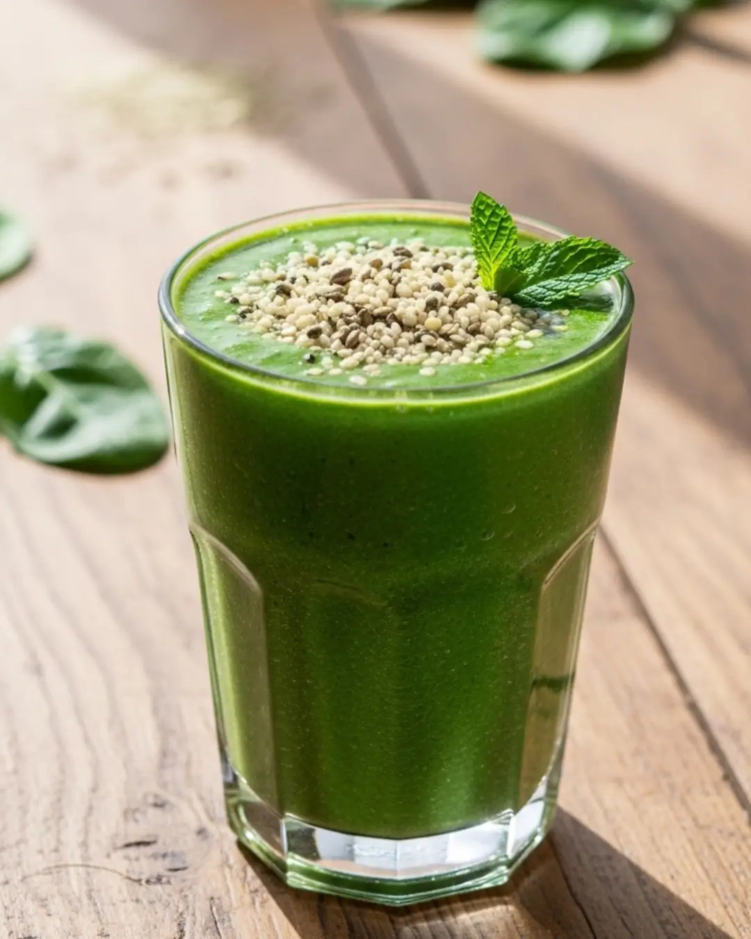 Hemp Seed Green Protein Smoothie