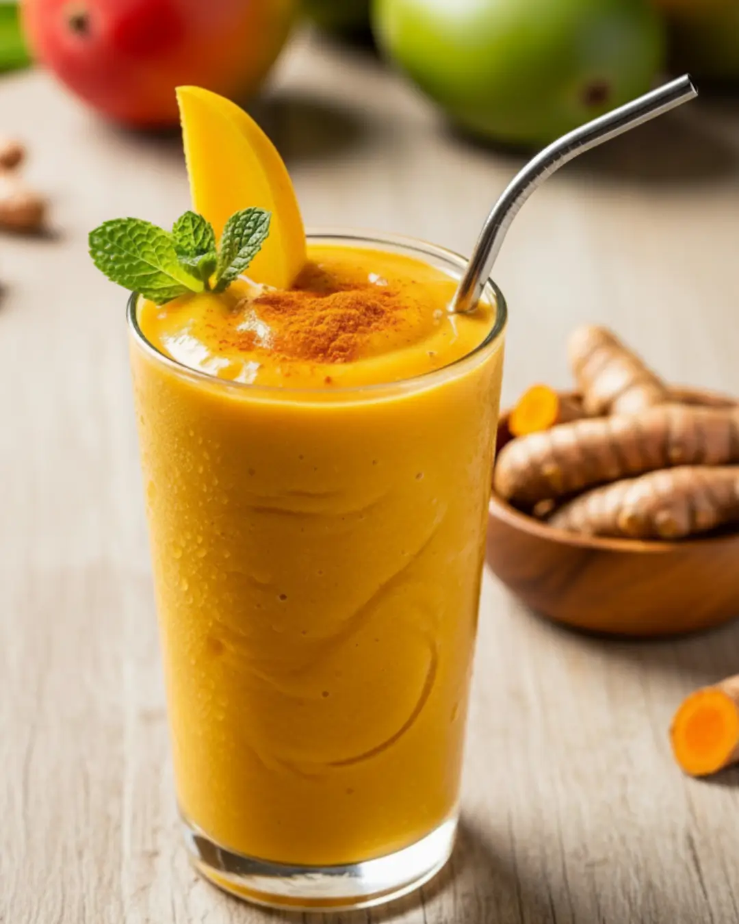 Mango Turmeric Golden Smoothie